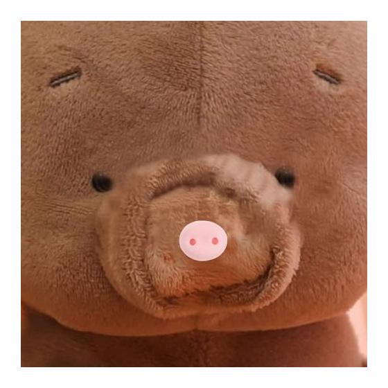 100pcs Pig Nose Resin Parts Durable Noses for Crochet Nose Stuffed Animals Animal Craft DIY Doll Making Supplies