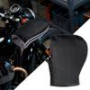 Motorcycle Handlebar Gloves Warm Waterproof Windproof Muffs with Reflective Strips Motorcycle Handlebar Muffs for Road Commuting