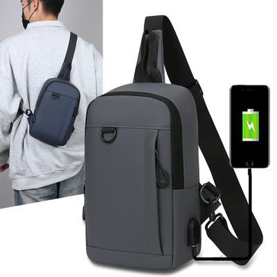 Brusttaschen Herren Einseitige Umhängetasche Große Kapazität Outdoor-Sport Freizeit Mode Kleine Umhängetasche Rucksack