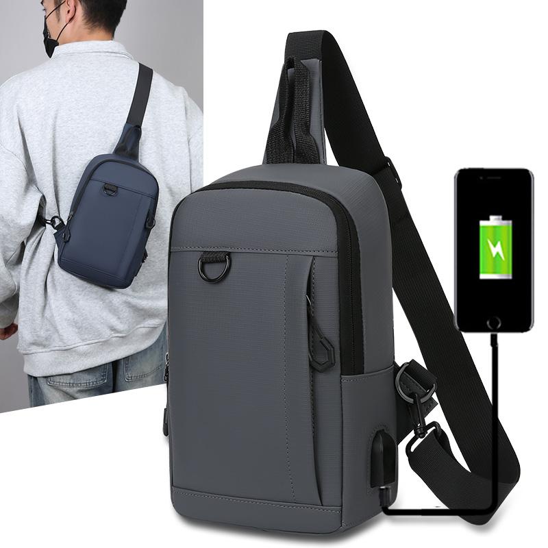Chest Bags Men's One Shoulder Crossbody Bag Large Capacity Outdoor Sports Leisure Fashion Small Shoulder Bag Backpack