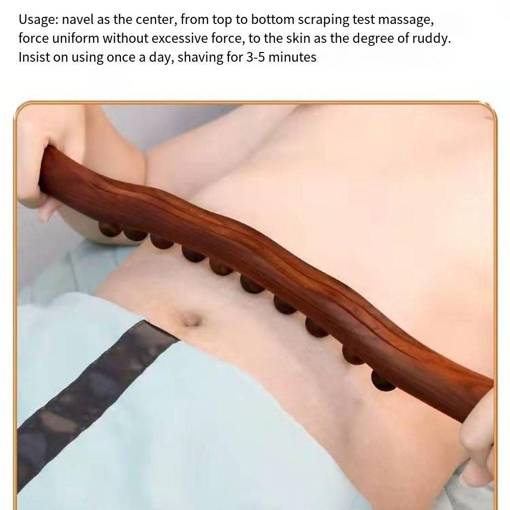 8/20/31 Beads Household Meridian Therapy Wand Abdomen Cellulite Massage Bar  Muscle Relaxation