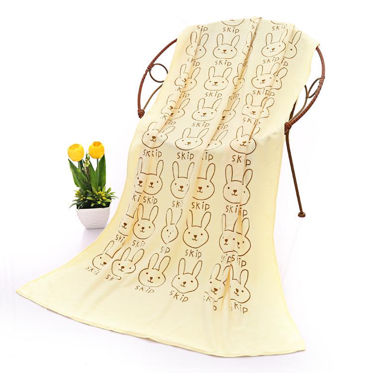 Gaoyang Cartoon Quick-Dry Children's Bath Towel, Water-Absorbent, 70x140cm, Adult & Beach Use