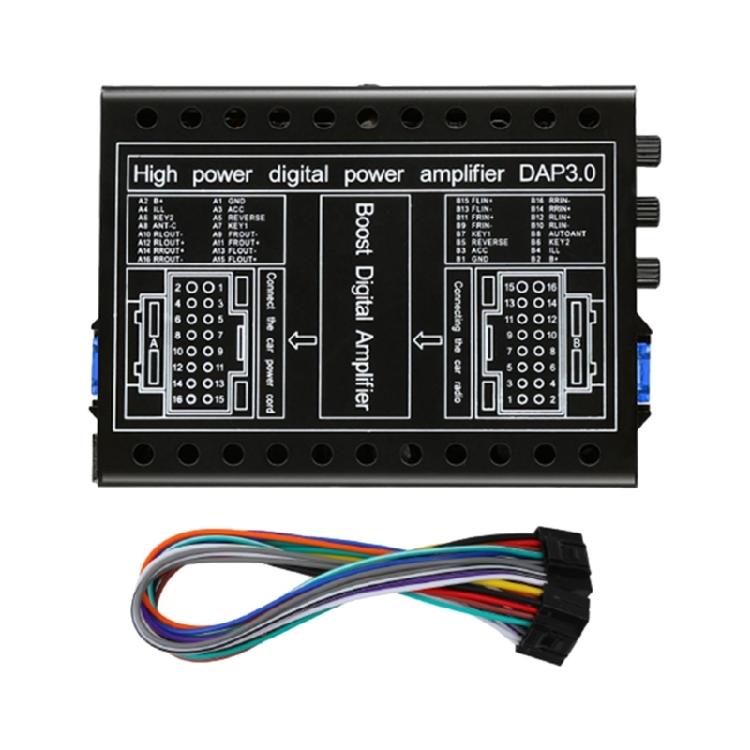 

12V Booster 4x60W Digital Sound Processors for Lossless Upgrade Car DSP Amplifier Support Adjustment 1