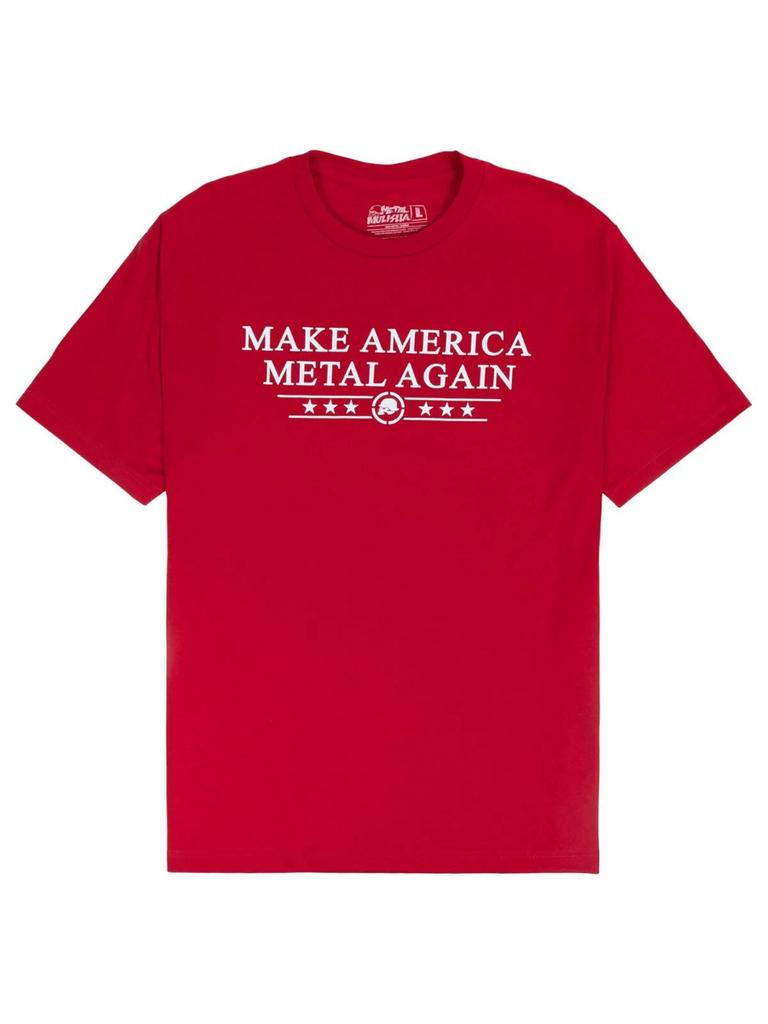 Metal Mulisha Herren T-Shirt mit kurzen Ärmeln Standard Make America Metal Again