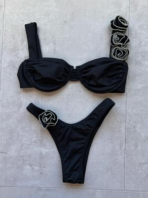 Push Up Bikini Tweedelig Bikini Set Bloemen Dames Badpak Braziliaanse Biquini Sexy Dames Zwemkleding Badpak Strandkleding