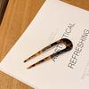 Hairpin U Shape Hair Jewelry Mini Women Leopard Hair Fork for Festival