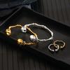 Fashionable Skull Bracelet Ring Earrings Handmade Jewellery Set Unisex Jewelry Fashion Accessories for Women and Men