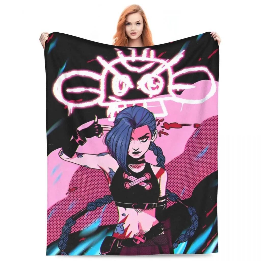 Caitvi Arcane Blankets Action Adventure Wool Awesome Warm Throw Blankets for Chair Covering Sofa Decoration
