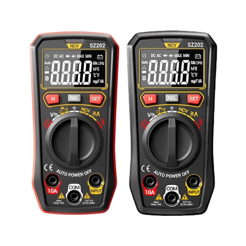 Digitalmultimeter mit berührungsloser Spannungserkennung, leicht zu tragen, Digitalmultimeter mit Data-Hold-Funktion für zu Hause