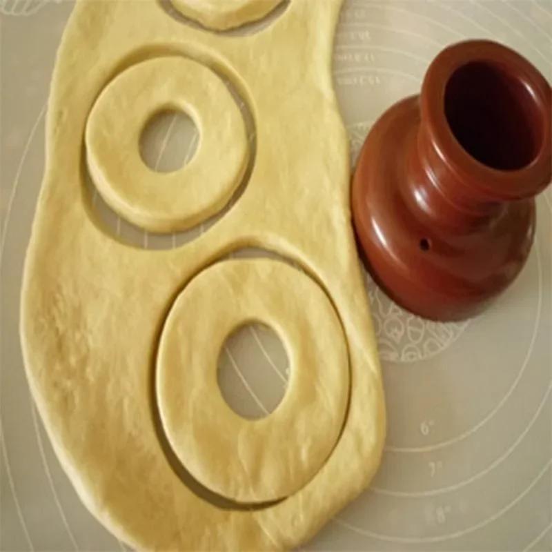 DIY Donut Mold Fondant Doughnut Cutter Bakery Decorating Cake Tool Home Food-Grade Plastic Cake Maker Mold Desserts Cutter