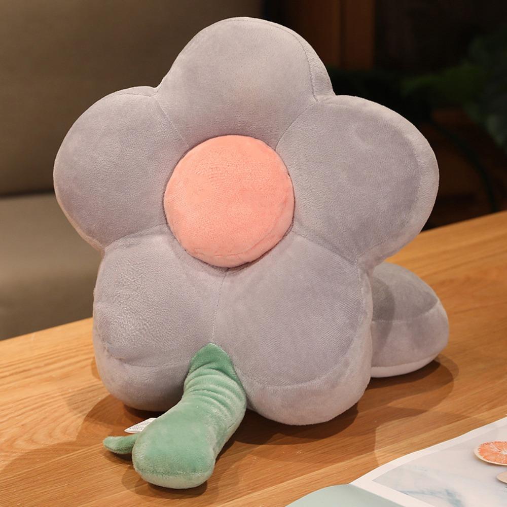 

Super Soft Hand Warmer Pillow Double-sided Flower Pillow Stuffed Toy Men Women серый