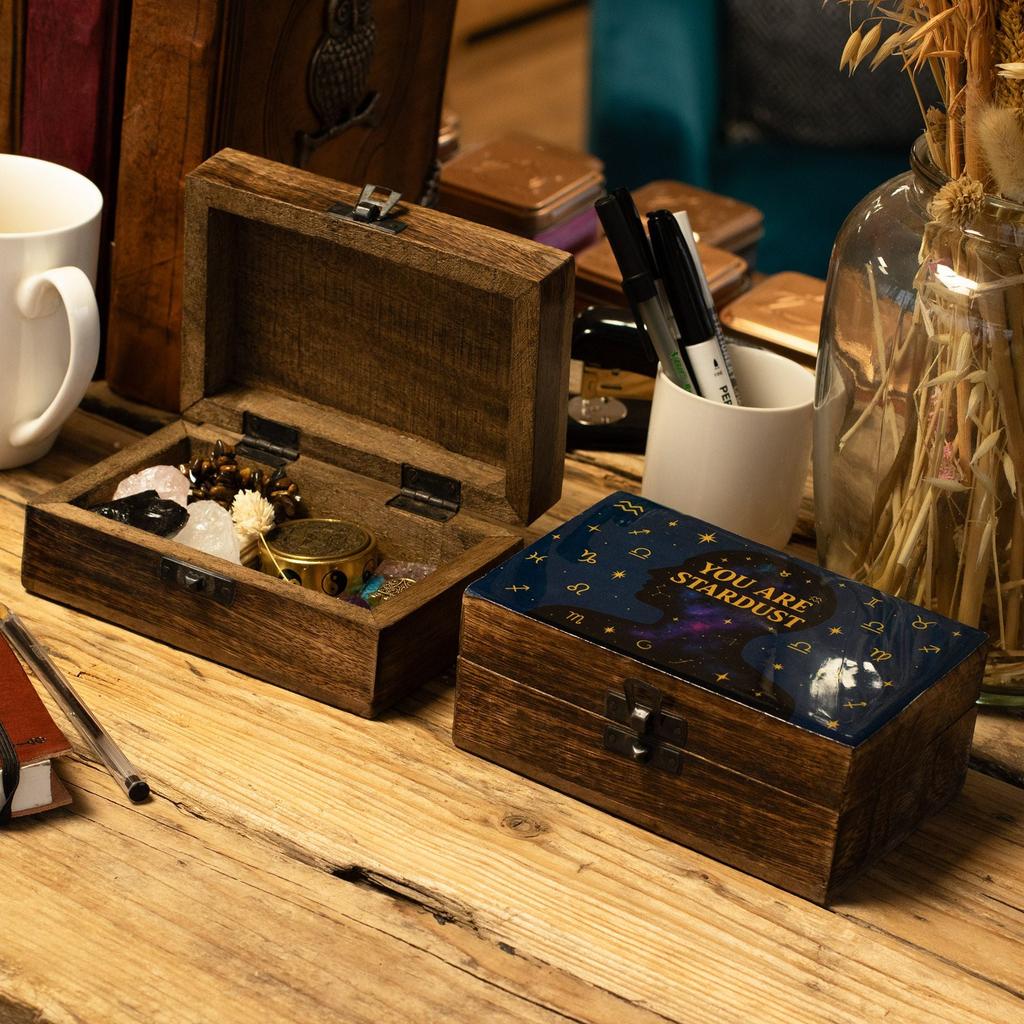 Medium Enamelled Box – You are Stardust