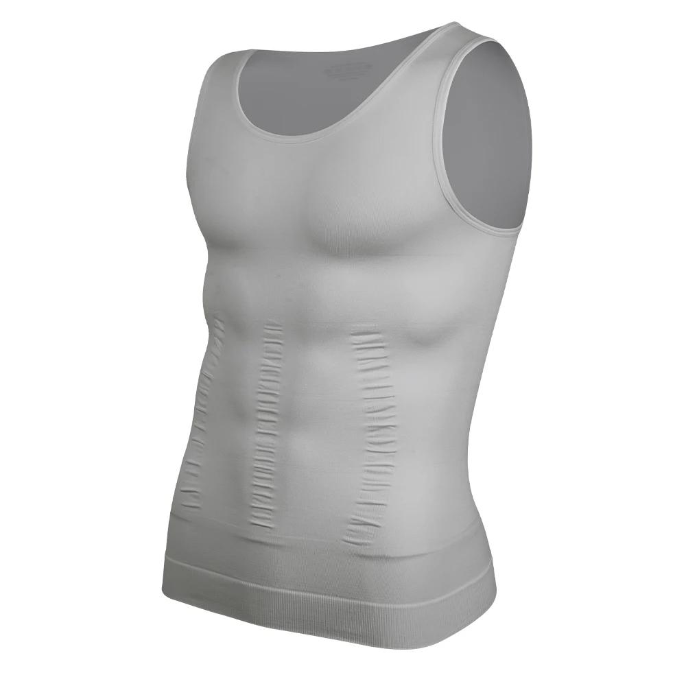 Men Compression Shirt for Body Shaper Slimming Vest Tight Tummy Underwear Tank Top