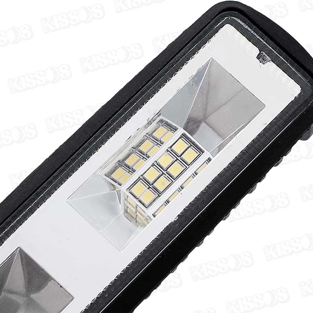 LED Fog Lights, Work Lights, Anti-Vibration, Shock-Resistant, DC12V/24V, Set of 4, Universal