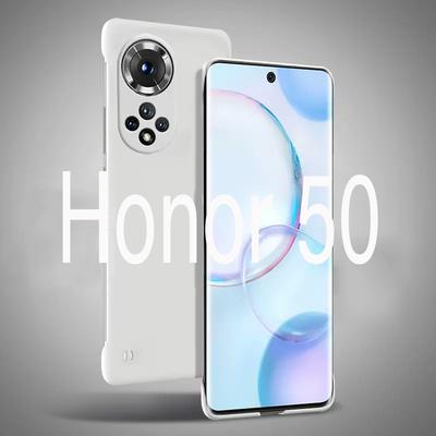 Solid Candy Color Frameless Hard PC Back Cover Case For Huawei Honor 50 Pro Coque Honor 50 SE ShockProof Ultra Thin Cases
