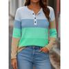 QICED Bluse e Camicie Casual da Donna a Manica Lunga con Scollo a V