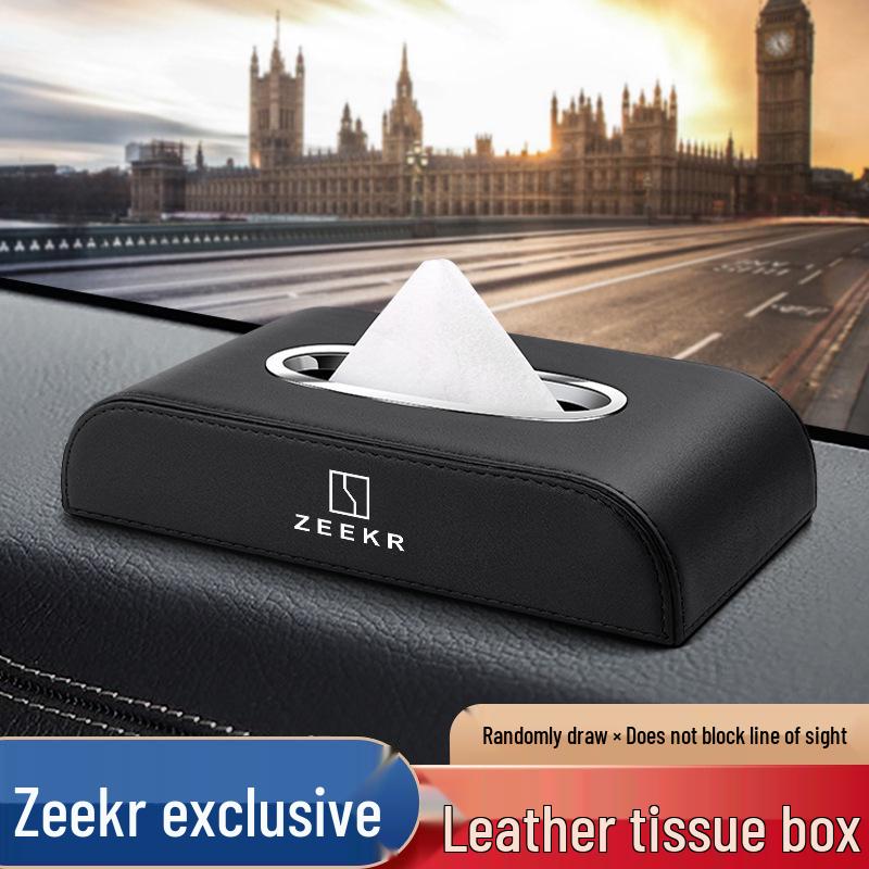 Zeekr X Auto Leder Taschentuchbox Innenzubehör