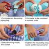 3 Hole 3 Color Icing Piping Bag Nozzle Converter Cream Coupler Cake Decor Tool