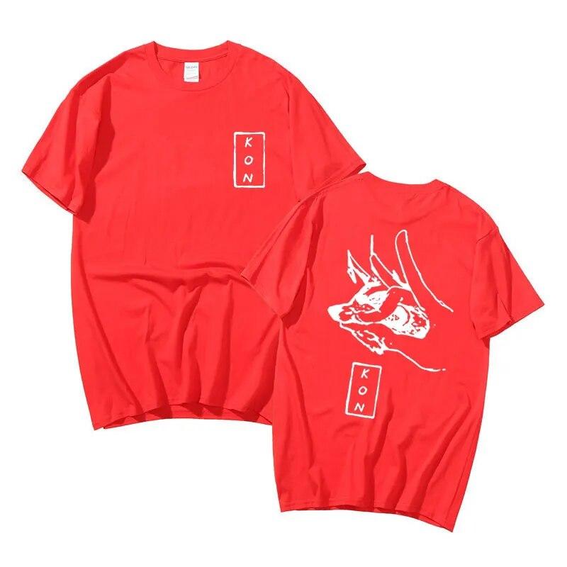 Tricou cu imprimeu Anime japonez Chainsaw unisex Hayakawa Aki Fox Devil Kon Tricou unisex din bumbac moale Tricou unisex femei Unisexga Streetwear