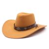 Europe, America and the West Cowboy Hat Travel Sunscreen Sun Hat Photo Curling Top Hat Mongolian Knight Tibetan Hat