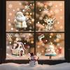 Creative and Realistic Christmas Atmosphere Decoration Stickers for Home Glass Doors and Windows