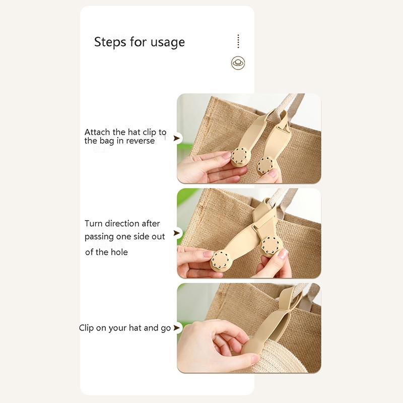 Clip On Tasche Sonnenhüte Freihändig Tragbar Magnetischer Hutclip Kappenhalter Für Reisegepäck Handtasche Rucksack Outdoor Wandern