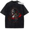 Death Note Manga Light Yagami & Ryuk Graphic Oversized Vintage Washed Streetwear T-Shirt Top for Anime & Manga Fans