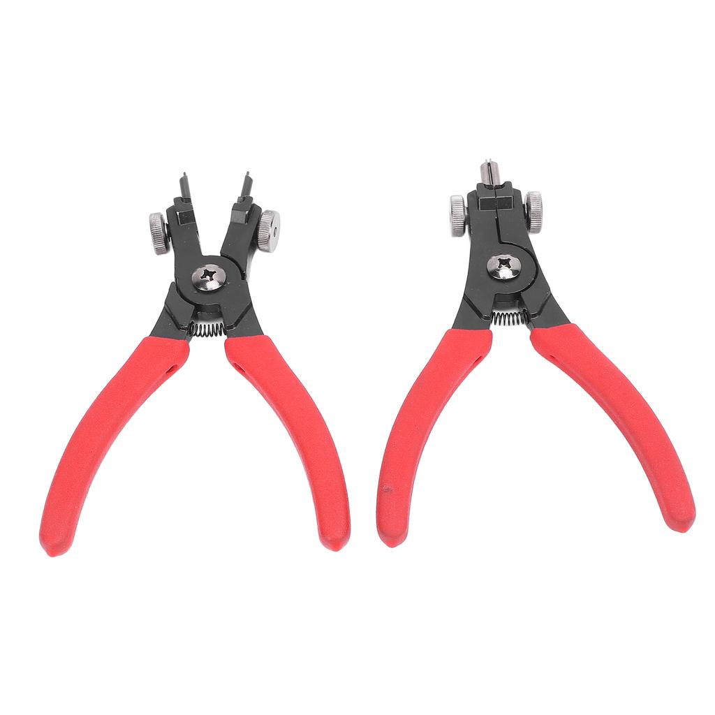2pcs Snap Ring Pliers Set Adjustable Internal External Snap Ring Pliers for Most Vehicles Snap Ring Retaining Remover