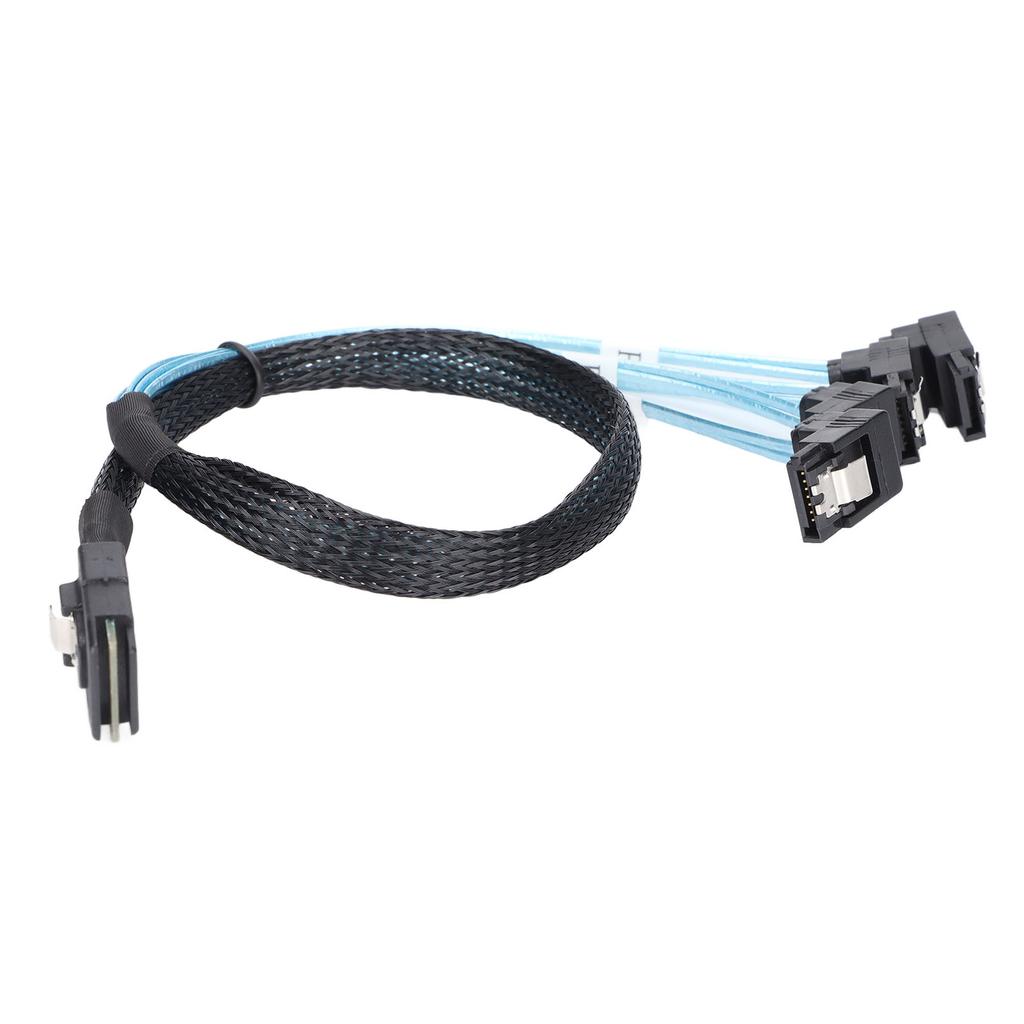 Mini SAS 36PIN Cable Plastic Durable 12Gbps High Speed Stable Performance Mini SAS To 4 SATA Cable