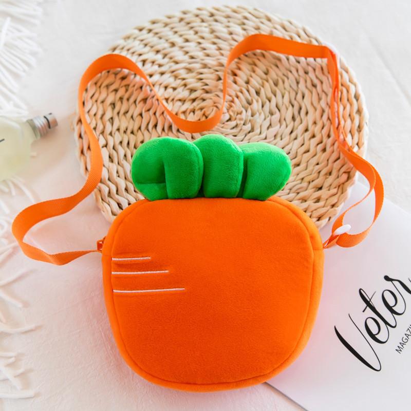 Cartoon Strawberry Mini Plush Shoulder Bag For Girls Kids Kids Gift