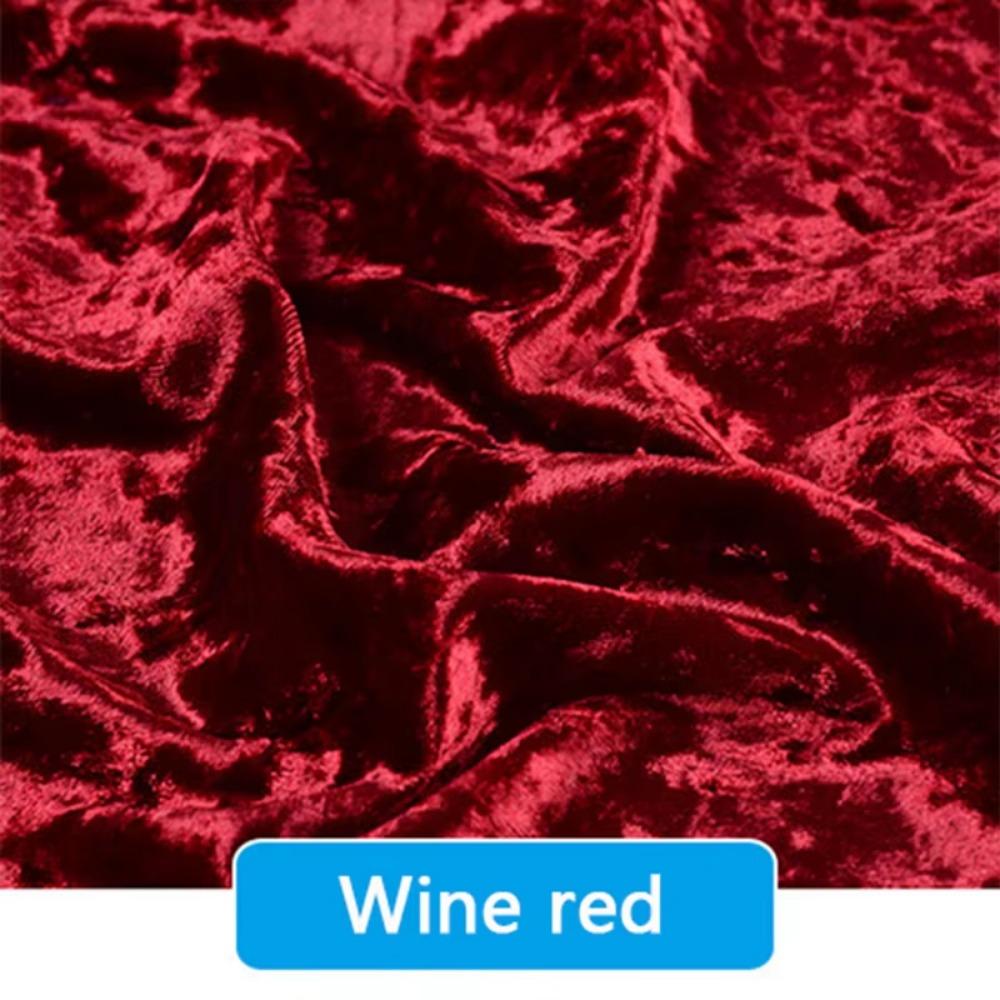 DIY Soft Velvet Fabric Stretch Handmade Diamond Luster Cloth Sewing Cloth For Sofa Curtain Background