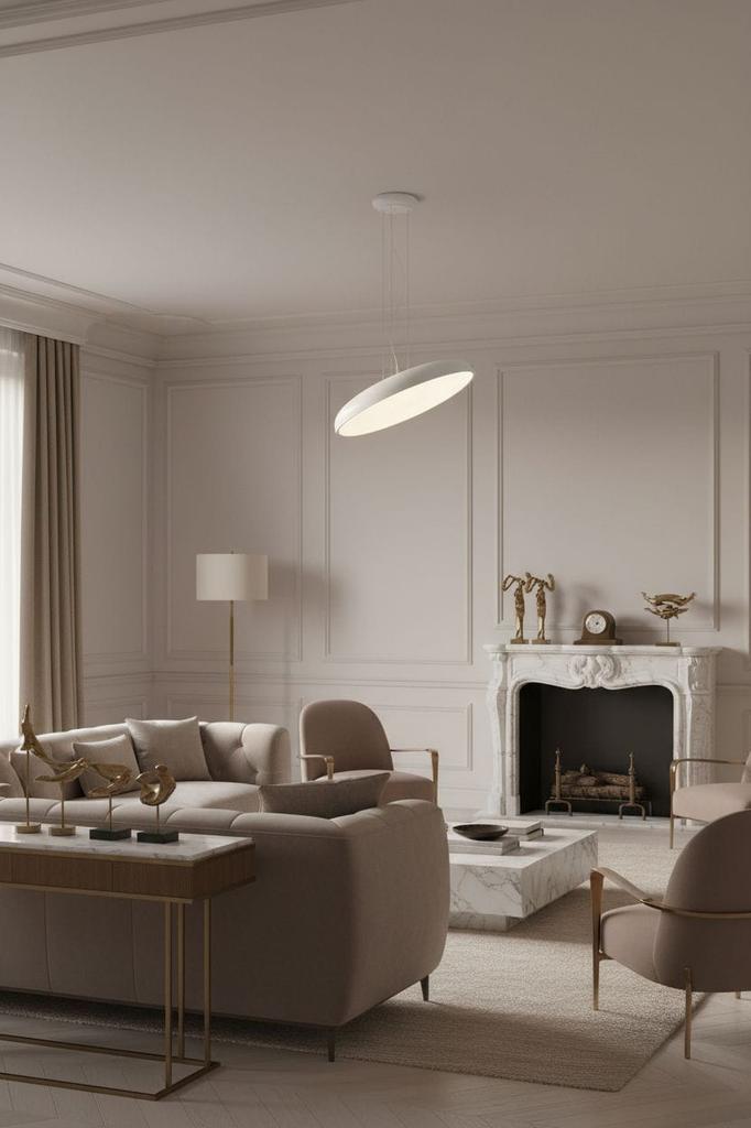 Lamina - LED hanging lamp 44cm 30W LED White
