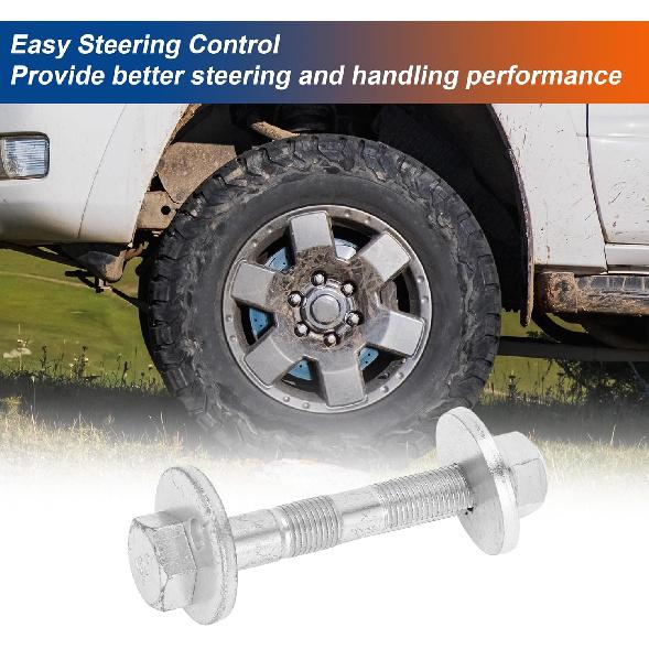 ACROPIX Camber Alignment Bolt Rear Alignment Bolt for Toyota Highlander 2008-2018 for Lexus RX350 2010-2022 with Nuts Washers No.48409-48030