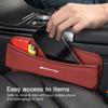 BETI1 Car Seat Gap Organizer Box Suede Side Storage Bag For Mercedes Benz AMG W203 W205 W206 W211 W220 W212 W201 W177 GLK GLE GLC W169