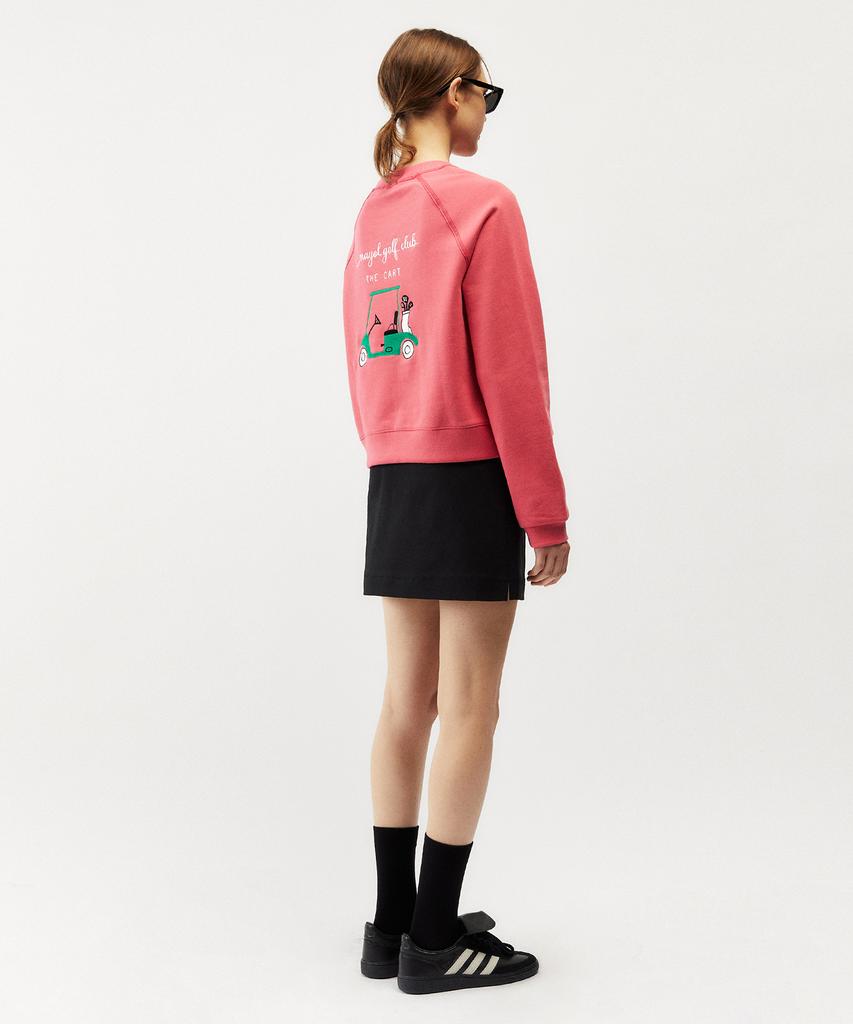 MAYOL Symbol Embroidered Mini Skirt_Black