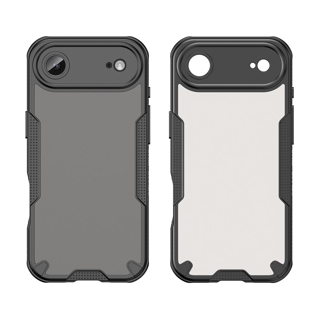 For iPhone 17 Air Case WANLONFENG MFFJ Series Anti Drop TPU Phone Back Cover with Screen Film