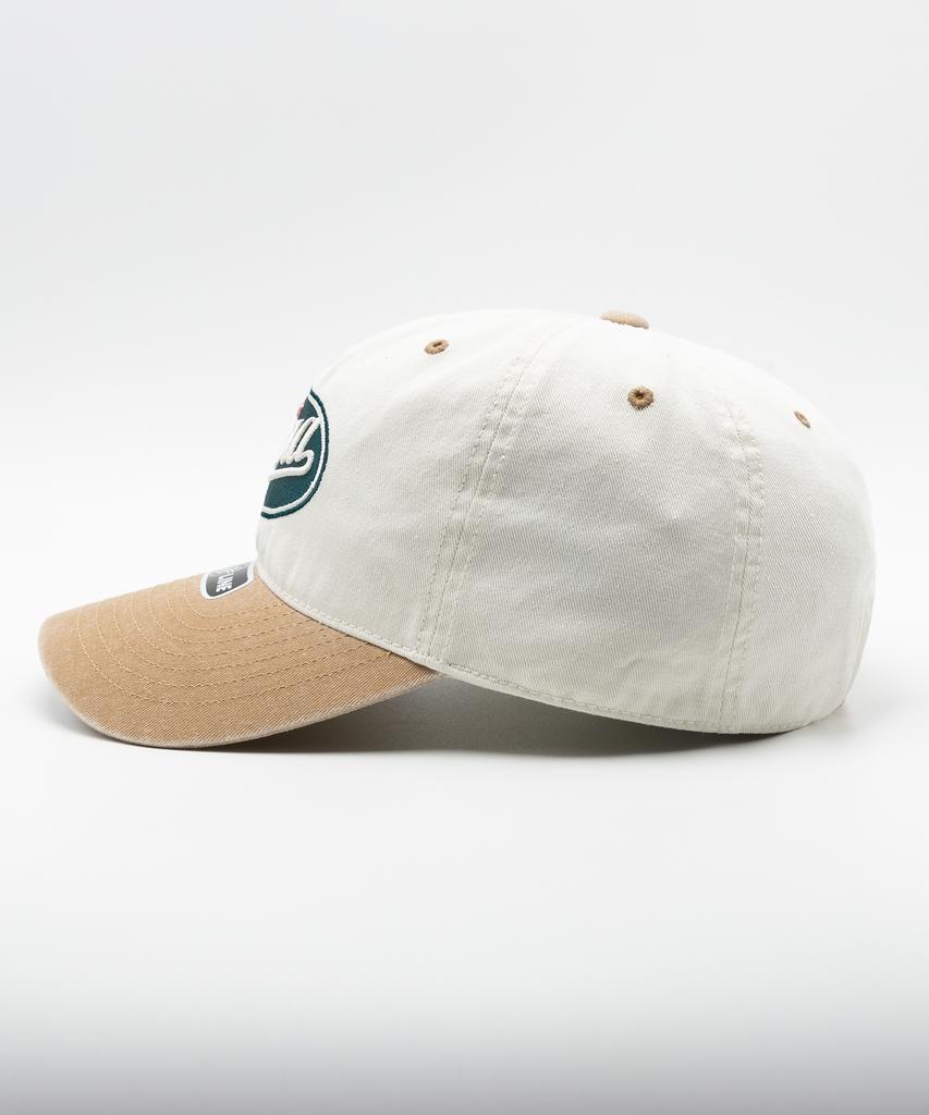 Wieoldeuwoldeu Green Circle Logo Patch Pigment Color Block Ball Cap