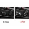 Fit For BMW 5 Series G30 2018-2022 ABS Black Electric Seat Adjustment Cover Trim