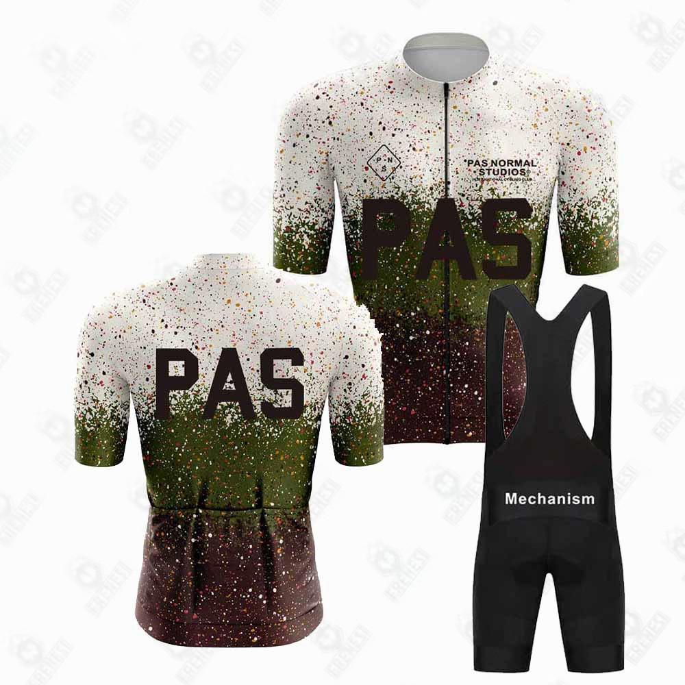 PAS Outdoor Riding Suit for Road Mountain Bike Riding Suit Summer Short Sleeve Overalls