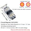 Frienda 15 Pieces Low Voltage I Tap Wire Connectors 2 Pin 2 Way Universal Compact I Shape Terminals Without Wire Stripping Requirement Quick Toolless
