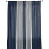 Geometric Blue Stripe Chiffon Sheer Curtains Used for Family Rm Room Area Bedroom Home Decoration Window Voiles Tulle Curtain