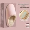 Pantofole da Donna in Cotone Silenziose a Punta Aperta - Suola Morbida in Tessuto, Lavabili in Lavatrice, Perfette per l'Autunno e l'Inverno in Casa