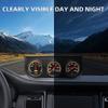 3in1 Water Temp Gauge 52MM Oil Pressure Gauge AMP Volt Meter 12V Kit Car Triple Gauge With Sensor