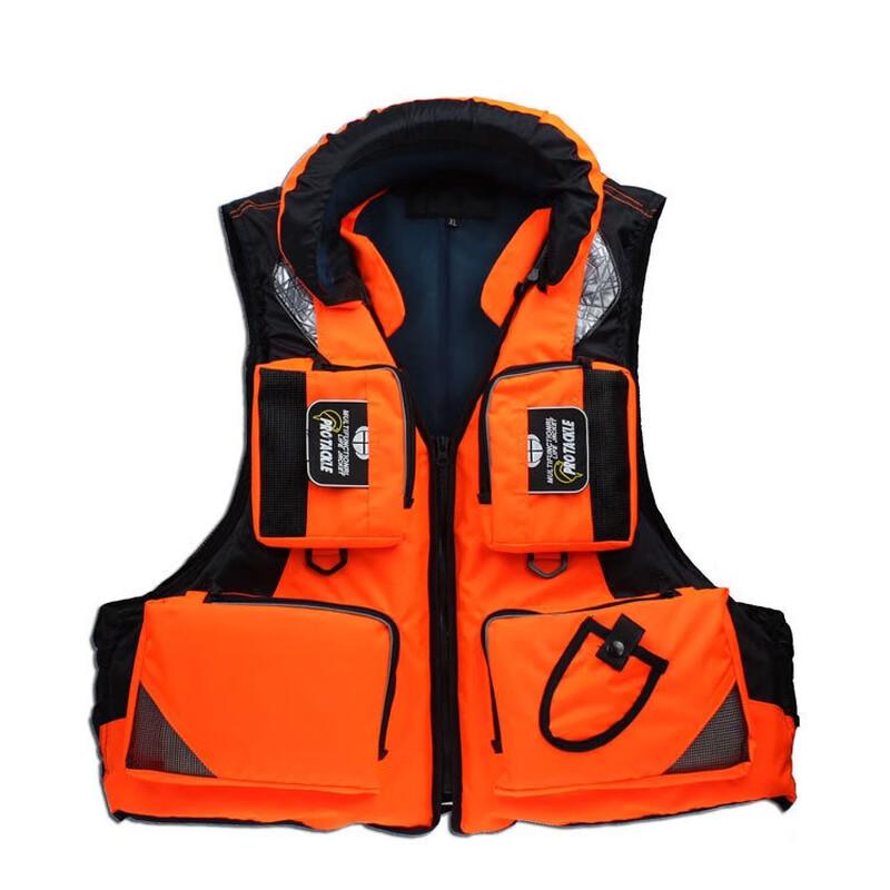 Aviator Detachable Multi-Pocket Fishing Life Vest One Size