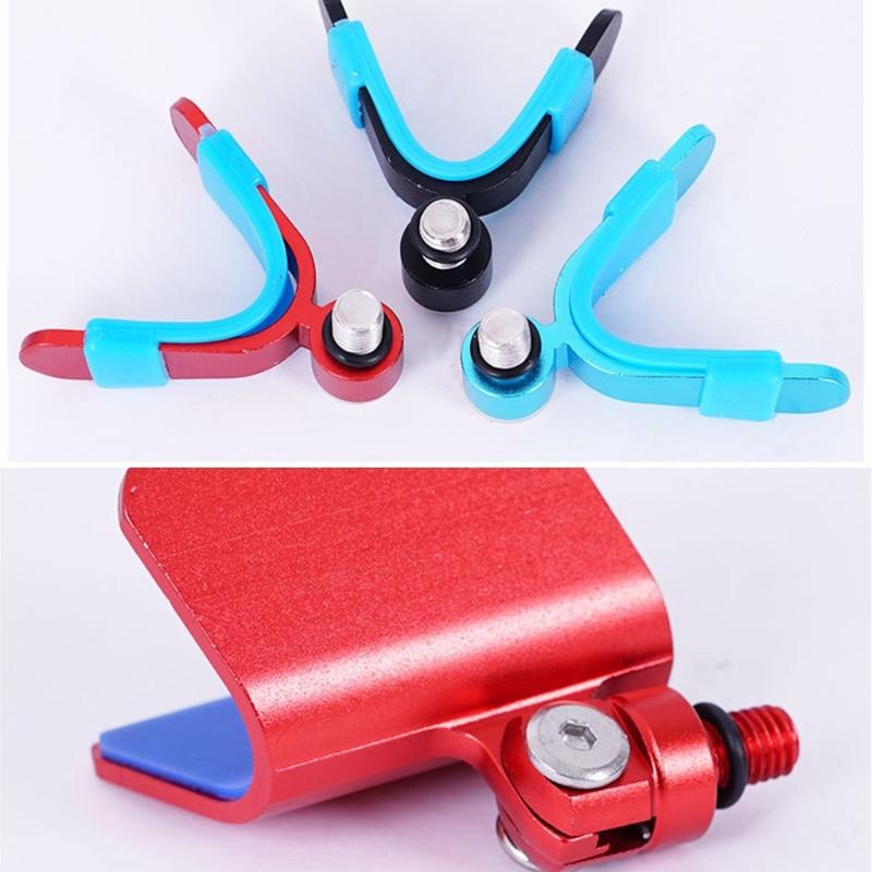Fishing Pedestals Rod Bracket Head 8mm Thread Fishing Rod Support Stand Head Aluminum Rod Holder Head V-Shaped