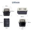Pet Kennel First Class L60 Width 40 X Depth X Height Cm Body Weight 3 Kg Dog Carrier Cat Carrier Pet Carrier Cage Hard Carrier With Handle Indoor