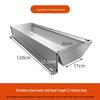 Stainless Steel Piglet Nursery & Fattening Pig Trough - Durable Free-Feeding & Drinking Trough