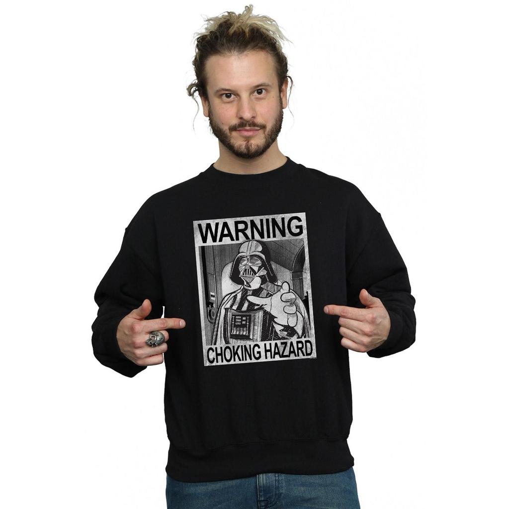 Star Wars Mens Vader Choking Hazard Sweatshirt