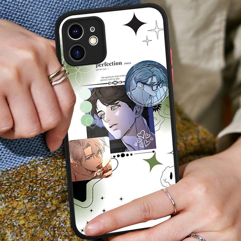 Nerd Project bl Anime For iPhone 11 12 13 14 15 16 Pro Max Plus Matte Translucent Phone Cover