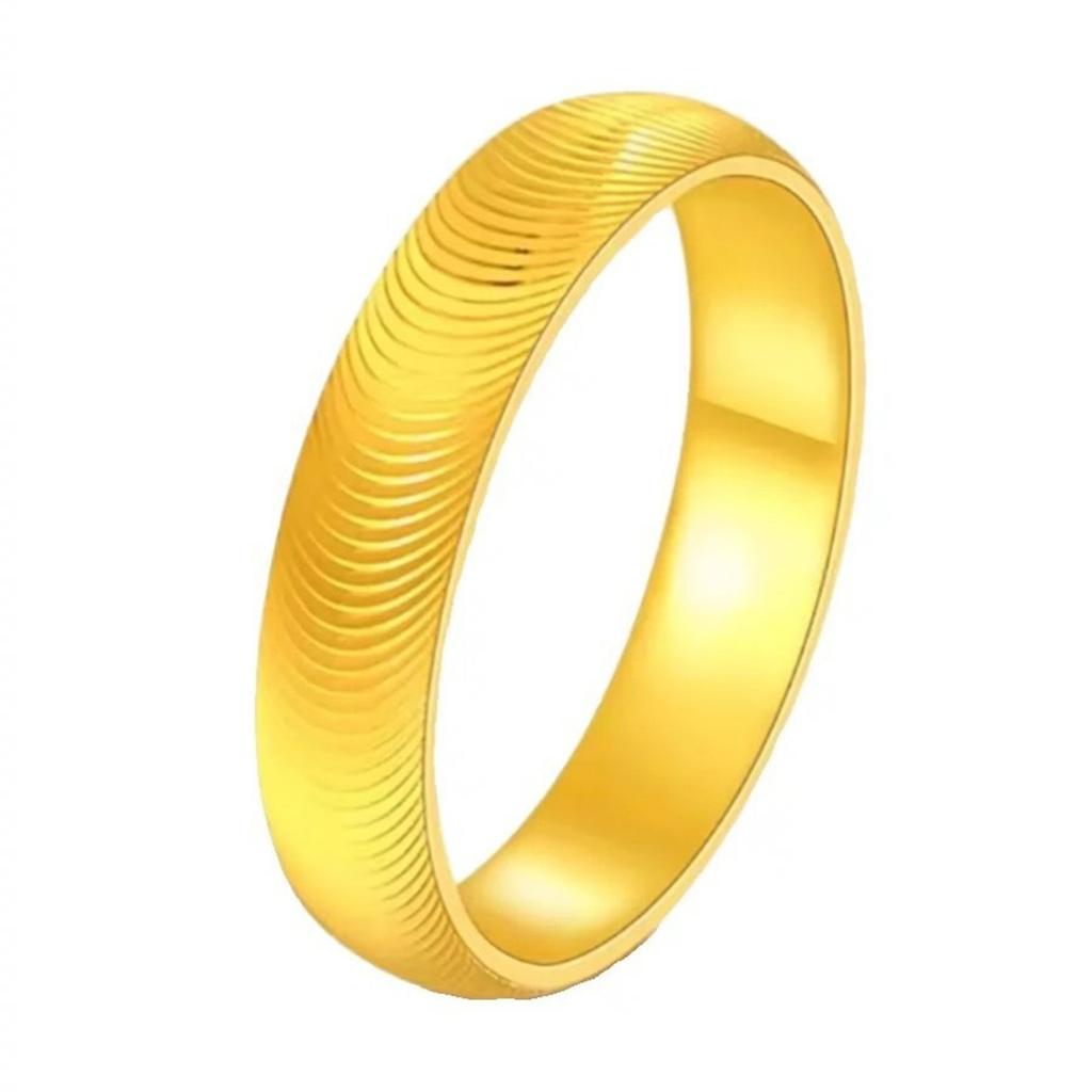 Elegant Ripple Effect Cat Eye Rings Versatile Cats Eye Ripple Stainless Steel Rings for Dates and Casual Events